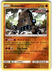 Stakataka 106/214 Reverse Holo Rare Unbroken Bonds