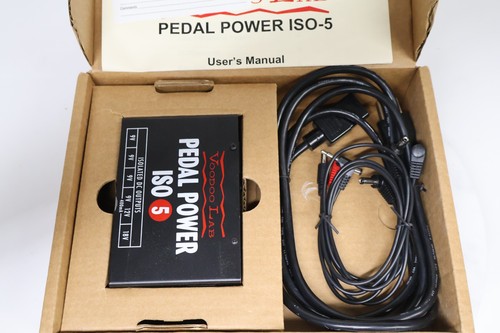 Nice Clean Used Original Voodoo Lab Pedal Power ISO 5 Power Supply W/ Box - USA - Picture 9 of 9