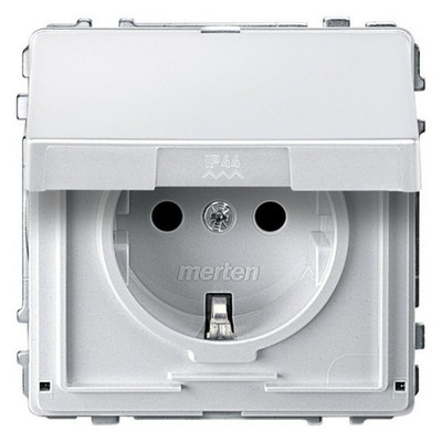 MERTEN MEG2310-7219 Steckdose SCHUKO polarweiß AQUADESIGN
