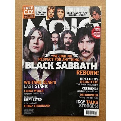 BLACK SABBATH MOJO #235 MAGAZINE JUNE 2013 -  BLACK SABBATH COVER WITH MORE INSI