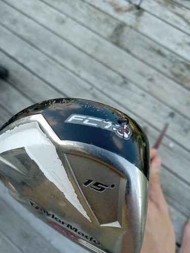 TaylorMade R9 T3 FCT 15* Fairway Wood RH Mens Stiff Motore F1 70 Fujikura Shaft - Picture 10 of 11