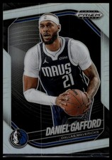 2024-25 Panini Prizm Black #241 Daniel Gafford Silver Prizms
