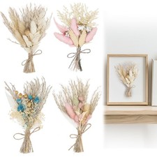 Mini Dried Flowers Bouquet-4 Pack Natural Dry Flowers,Flower Party Decoration...