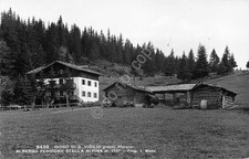 Cartolina Giogo di San Vigilio Albergo Stella Alpina 1955