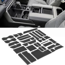 Custom Liner for Accessories 2022 2023 2024 2025 Cup Holder Inserts Center Gray