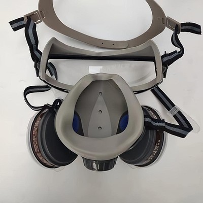 Durable Dust-Mask Goggles Breathable Resilient Integrated Dust Mask with Goggles