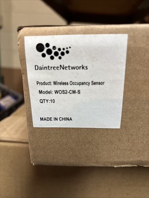 DAINTREE NETWORKS WOS2-CM-S CEILING WIRELESS OCCUPANCY SENSOR, White, Box Of 10