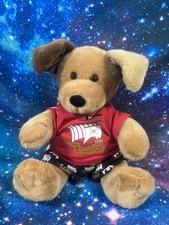 Build a Bear Pirate Dog Red Top & Black Trousers Sculls & Crossbones BAB