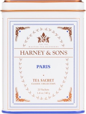 Paris Flavored Black Tea   20 Sachets | Fruity Vanilla & Caramel Blend
