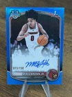 2025-26 Bowman Chrome Mikel Brown Jr 1st True Blue Auto /150 Nets #6 Pick