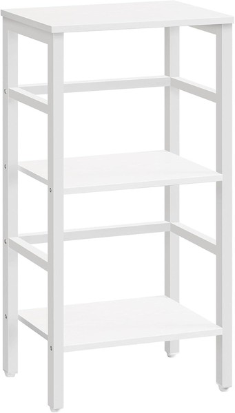 Leiterregal 3 Ebenen, Standregal Metall, BüCherregal FüR Wohnzimmer,-image