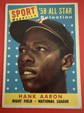 1958 Topps - Sport Magazine '58 All Star Selection Hank Aaron #488