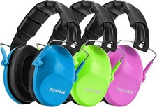 Kids Noise Cancelling Headphones - 25Db NRR Kids Ear Protection 3 Pack, Hearing