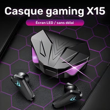 Casque audio gaming sans fil intelligent - Son haute qualité - Sans fil