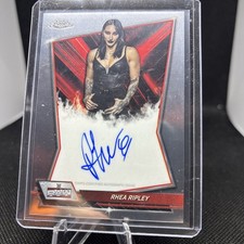 2026 Topps Chrome WWE Rhea Ripley Red Brand Auto