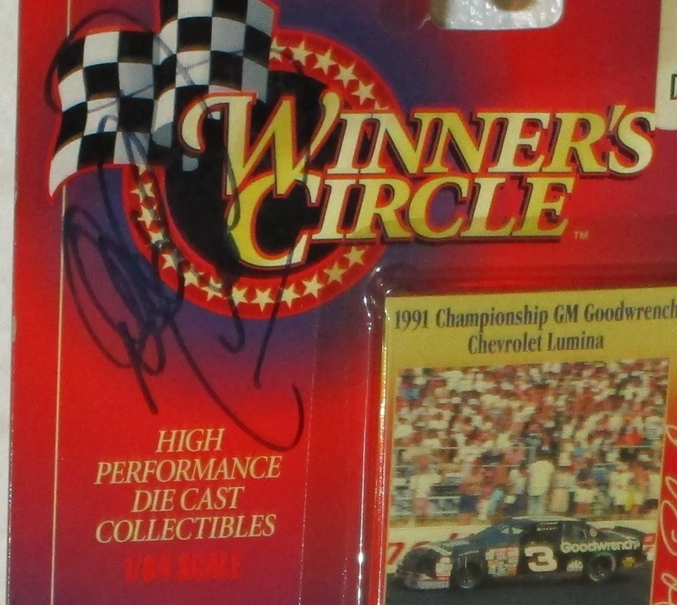 1991 DALE EARNHARDT #3 GM OODWRENCH CHAMPIONSHIP AUTOGRAPHED 1/64 CAR W/COA - Image 3 of 4