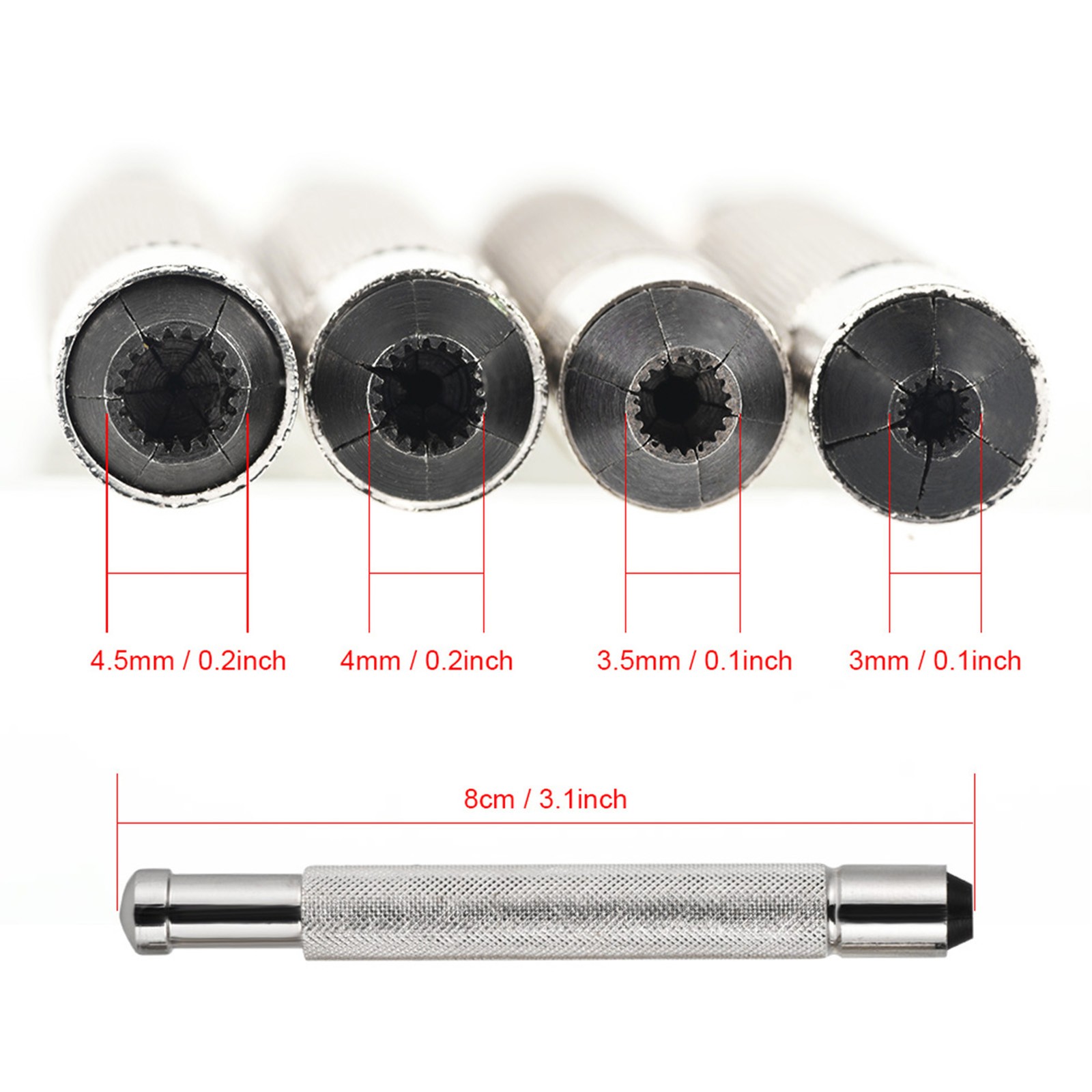 Handy Wristwatch Watch Crown Winder Helper Mechanical Winding Repair Tool (3 CUT
