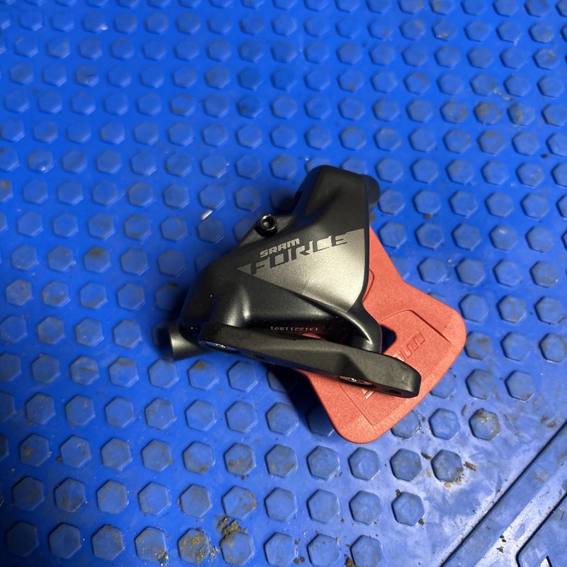 sram force disc brake caliper.  New with pads 