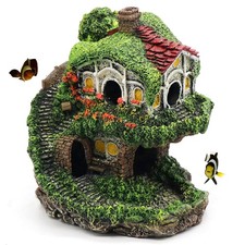 relaqcc Aquarium Decor Hideaway Cave, Betta Fish Tank House Accessories for A...