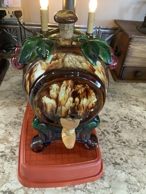 Steffl Keramik Wien Porcelain Ceramic Wine Jug Dispenser Vienna Decanter