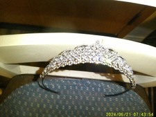 Faux diamond Tiara 19 inches only worn one time