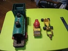 Lot Of Vintage Toys Tonka Mixer Hauling Trailers Western Train Engine