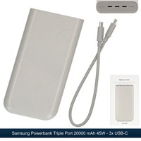 Original Samsung Powerbank EB-P4520 LadegeräT Triple Port USB-C 20000 Mah 45W