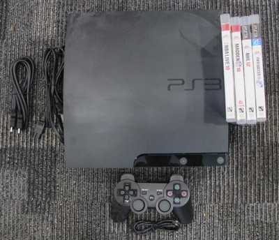 Sony PlayStation 3 PS3 Bundle Lot - CECH-3001A - 160GB - Controller - Tested