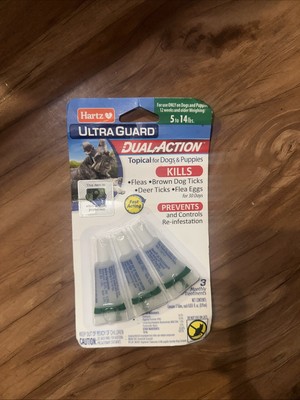 Hartz Ultraguard Dual Action Flea & Tick Prevention for Small Dogs (5 - 14lbs)