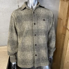 True Grit Button Up Sherpa Jacket Men’s Medium Beige Shacket