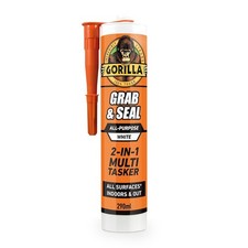 Gorilla Glue Grab & Seal 290ml Multi-Purpose Grab Adhesive & Sealant White