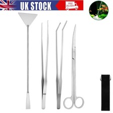 New Aquarium Scissor Tool Aquatic Plant Tweezers Aquascaping Fish Tank Kit Set