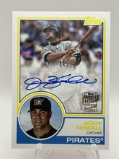 2024 Topps Archives Jason Kendall AUTO 1983 Fan Favorites Pirates 83FF-JK 