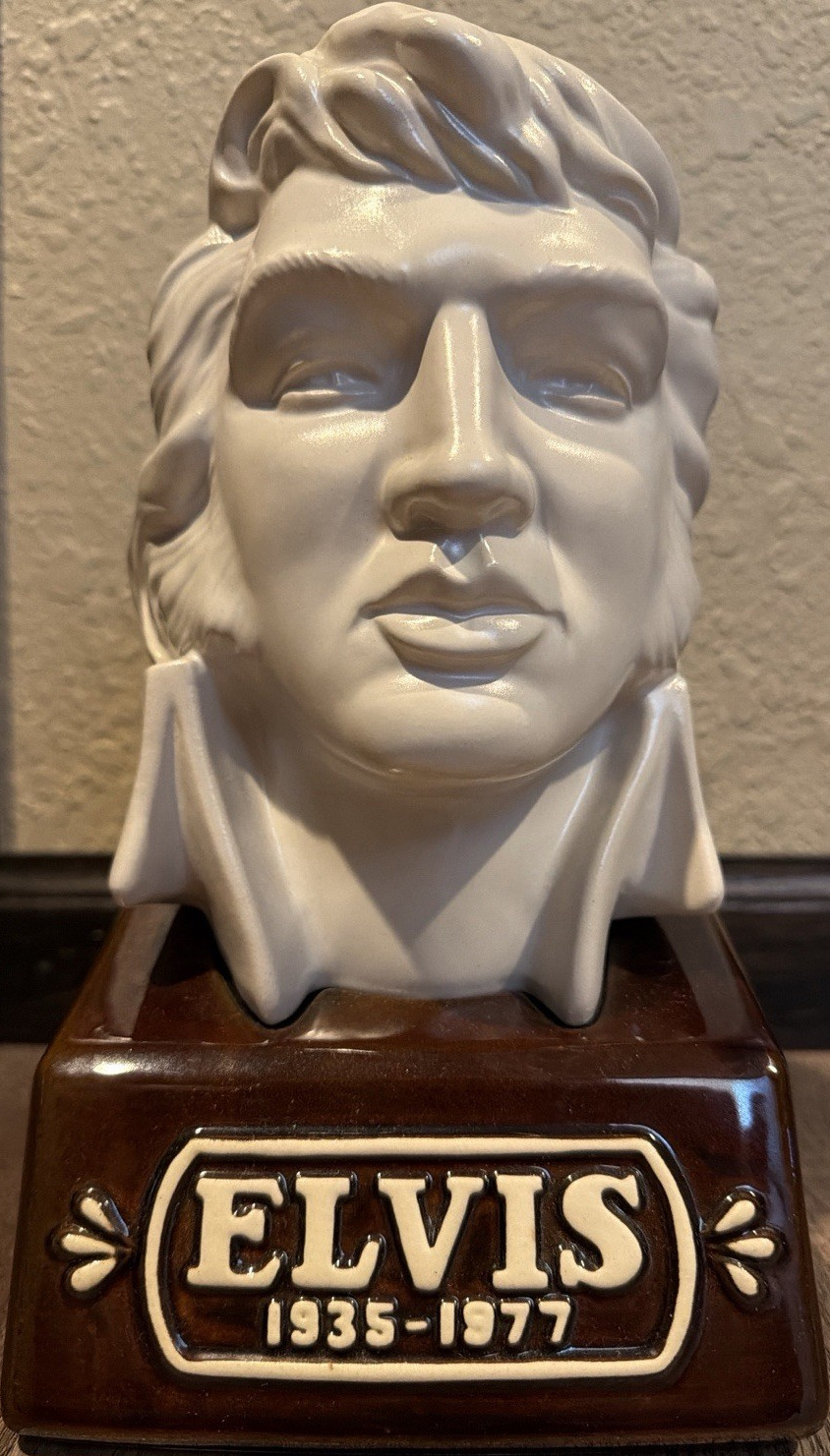 Vintage Elvis Presley McCormick Decanter 1977 Sealed w/ Box COA Papers