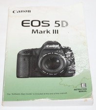 Canon EOS 5D Mark III Original Instructions In English Free USA Ship