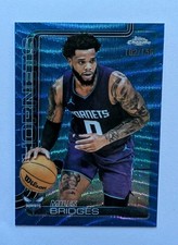 2025-26 Topps Chrome Basketball Miles Bridges Blue Refractor /150 #85 Hornets