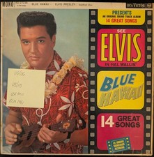 Elvis Presley Blue Hawaii Vinyl Record LP VG/VG RD-27238 1961