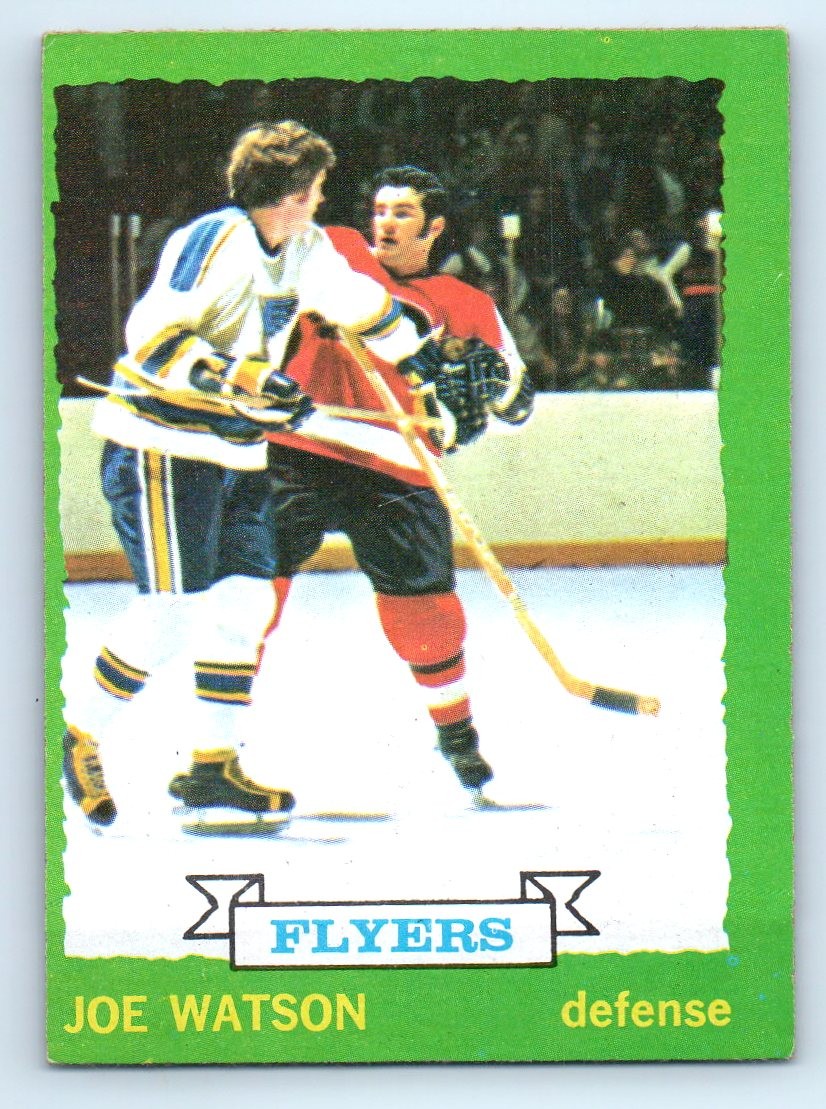 Joe Watson #91 Hockey Cards 1973 Topps trading card — raw and PSA graded price guide