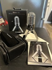 Samson Meteor Mic USB Studio Condenser Microphone For Home Recordings Podcasting