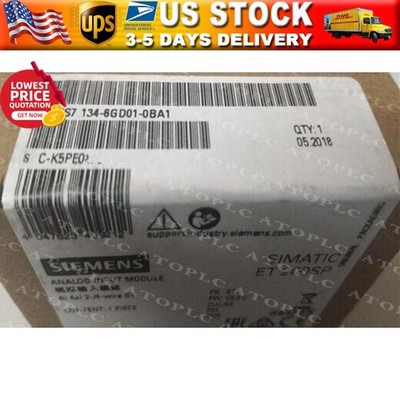 New Siemens 6ES7134-6GD01-0BA1 6ES7 134-6GD01-0BA1 ET 200SP ANALOG INPUT MODULE