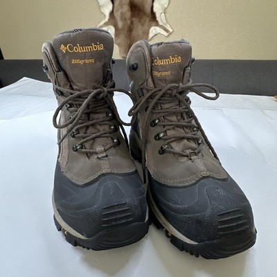 Columbia Omni Grip Boots 200 Grams Insulated Waterproof BM1471-256 Mens Grey 13
