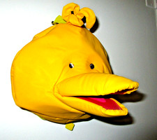 NWT Vintage 1998 Sesame Street Big Bird Head Insulated Zip Lunch Snack Tote