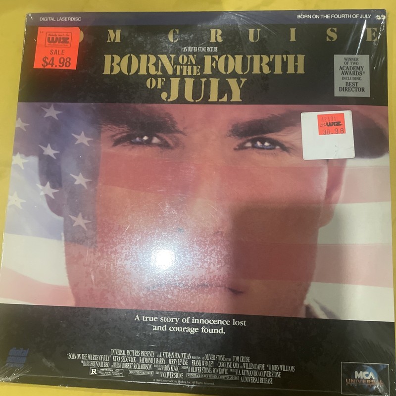 Born On The Fourth Of July Laserdisc Movie New Sealed