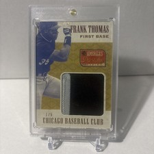 2013 Panini America's Pastime - Jumbo Swatches Patch Frank Thomas #JS-FT /5