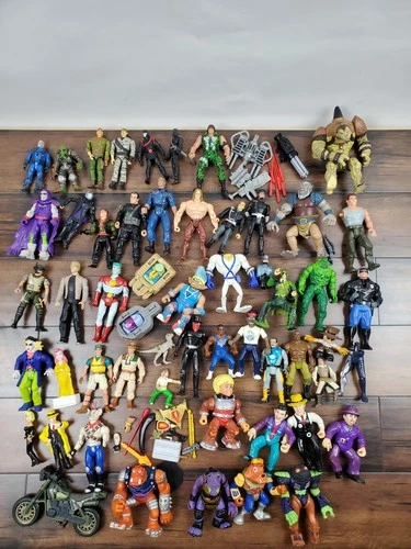 Vtg 80s 90s Figure Lot Stallone Captain Planet T2 Jurassic Park Bucky Ohare