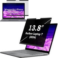 Magnetic Privacy Screen for 13.8 inch Surface Laptop 7, Removable Matte Spy Filt