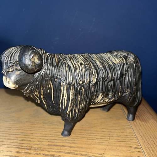 Vintage Andre Loret Sidmouth Studiokeramik Stier/Schaf??