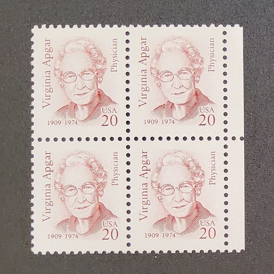 1994 FDC of Virginia Apgar Stamp,  SC# 2179 Plus a Block of 4 MNH Stamps  - Image 4 of 4