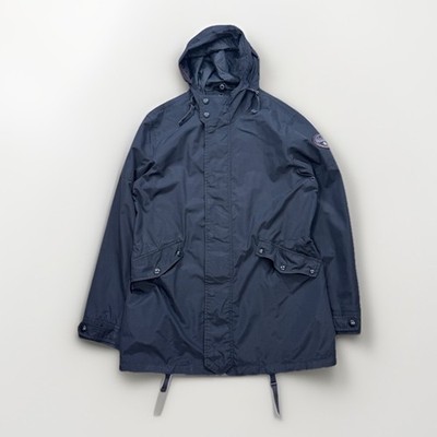 Napapijri Geographic Regenjacke Herren L Outdoor Parka Jacke Dunkelblau Vintage