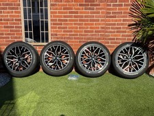 Black & Silver 19” Alloy Wheels & Tyres 5 x 108mm